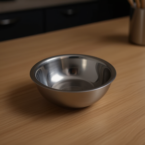 Bol Taza en acier inoxydable au design minimaliste de 14 cm, compatible lave-vaisselle, avec technique de polissage métallique pour le service des aliments - Product Image 3