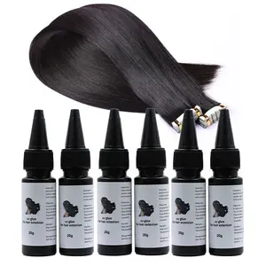 Wholesale 20g/bottle UV Hair Extensions Glue Fast Curing Glue For Human Hair Extension