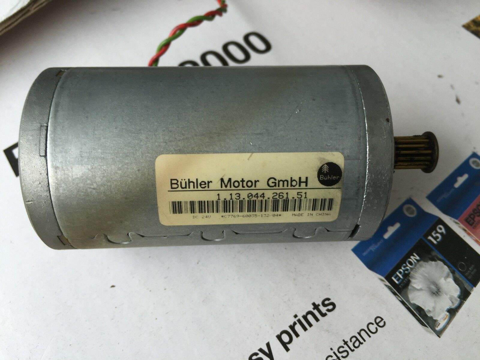 Mozzo Mandrino Nero+Blu C7769-40169/40153 Per HP DesignJet 500/510/800 - Ricambio Plotter Serie HP50