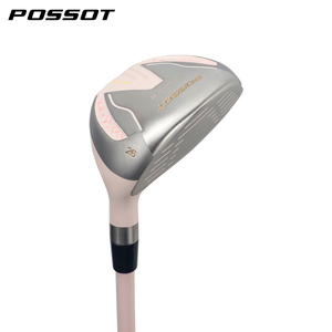 Club de <span class=keywords><strong>golf</strong></span> hybride Possot pour femmes, rose fleur de cerisier, manche en graphite, poignée en caoutchouc, droitier, flex L - Product Image 1