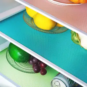 Forros personalizados de geladeira, tapetes laváveis, à prova de água, refrigerador shinywear para prateleiras, capa almofada