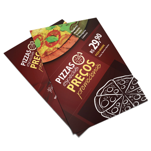Personnalisé A4 A5 A6 250gsm 128gsm 157gsm Menu Restaurant Produit Flyer Dépliant Prospectus Impression Service de conception pour la publicité - Product Image 3