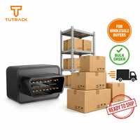 Perangkat OBD 4G MOQ Fleksibel Untuk Distributor Baru Pelacakan GPS BDS LBS Real Time Geofence OEM Anti Maling Pelacak GPS OBD