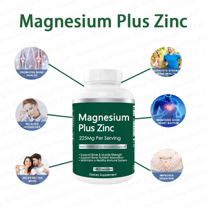 OEM แมกนีเซียมแคปซูลแบบ3-in-1ที่ซับซ้อน225มก. แมกนีเซียมสำหรับรองรับการดูดซึม - Product Image 4