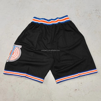 Mode décontractée personnalisée streetwear maille de retour en polyester broderie short de basket-ball pour hommes
