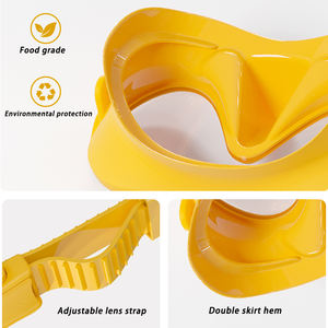 Maschera <span class=keywords><strong>da</strong></span> Sub Fashion OEM in Silicone Liquido per Adulti Attrezzatura per Apnea Occhiali Gommati per Snorkeling e <span class=keywords><strong>Nuoto</strong></span> - Product Image 5