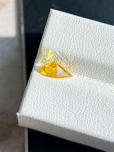 Laboratorio di gioielli Zhanhao coltivato giallo diamante forma fantasia forma di pera giallo vivido ica certificato 1ct 2ct 5ct fantasia giallo intenso - Product Image 4