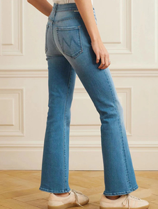 Compteur qualité haute rue rétro neuf Points Micro pantalons 2025 été nouveau décontracté tout match mince jean évasé - Product Image 3