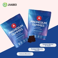 Complément alimentaire en gommes au magnésium GABE, vente en gros, santé osseuse et soutien immunitaire pour adultes, durée de conservation de 24 mois