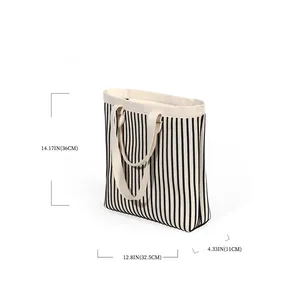 กระเป๋าถือผู้หญิงแบบถักลายคลาสสิก ดีไซน์เรียบหรู จุของได้เยอะ สะพายไหล่ ลายทางถักแบบเรียบง่าย มีซิป พกพาสะดวก ความจุ 12 ลิตร ผลิตจากโพลีเอสเตอร์ - Product Image 2