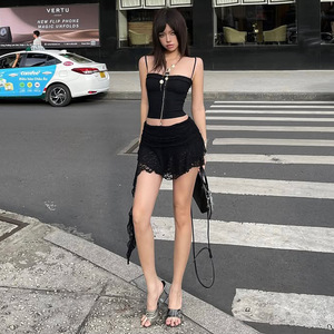 Top Corto de Verano, Nuevo, Ajustado, Color Sólido, con Tirantes, Cintura Alta, Elegante, Combinable con Todo, <span class=keywords><strong>para</strong></span> Mujer - Product Image 2