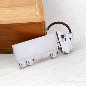 <b>Custom</b> Logo Creative Truck Shape <b>Keychain</b> for Men's Waist Personalized Metal <b>Keychain</b> As a Gift Key Chain - Product Image 3
