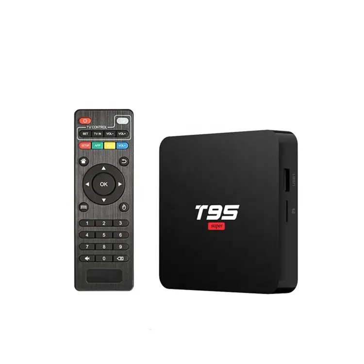 2021 Cheapest Android 10.0 T95 Super Android TV Box 4K HD Player 2.4GHz Wifi Smart TV Box Allwinner H3 2GB 16GB Set-Top Box