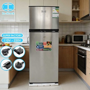 In Stock <b>Refrigerators</b> Fridge Fridges for Home Appliances Freezer Cooler Machine 138L Double Door Household Box Major Kitchen 13 - Product Image 1