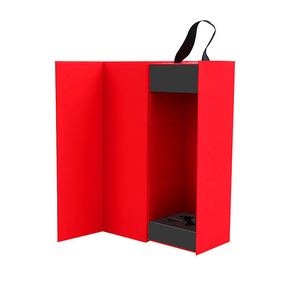 Boîte <span class=keywords><strong>cadeau</strong></span> pour <span class=keywords><strong>vin</strong></span> personnalisée avec logo en relief, magnétique, pliable, recyclable, rigide, pour l'<span class=keywords><strong>emballage</strong></span> <span class=keywords><strong>de</strong></span> bouteilles <span class=keywords><strong>de</strong></span> <span class=keywords><strong>vin</strong></span>, pour les entreprises - Product Image 4