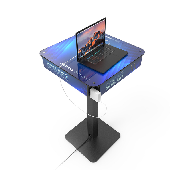 Charging Table EVA Floor Standing Fast Charging Station with Multiple Charging Ports