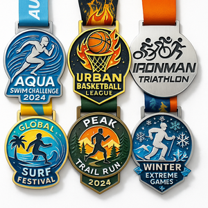 Cao Cấp Huy Chương Đấm Bốc Tùy Chỉnh Đấm Bốc Huy Chương Đấm Bốc Chiến Đấu Huy Chương Với Logo Cho Giải Đấu Và Giải Thưởng - Product Image 3