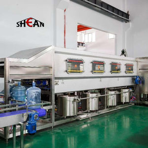 Tambour <span class=keywords><strong>métallique</strong></span> entièrement automatique 300bph 20 <span class=keywords><strong>litres</strong></span> en bouteille ligne de production d'eau pure de 5 gallons machine de remplissage avec moteur et engrenage - Product Image 2