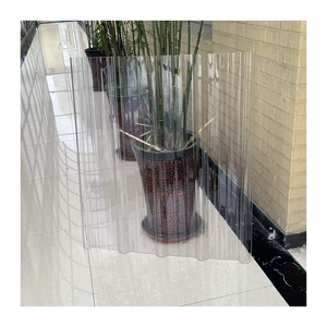 3mm folha grossa PC amostra grátis design moderno policarbonato ondulado toldo telhado plástico estufa painéis para hotéis - Product Image 2