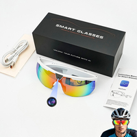 SANVNET SNT STRIDE Gafas Inteligentes Antivibración para Ciclismo con Cámara de 8MP, Grabación de Video, Chatgpt, Gafas Deportivas Inteligentes con IA 2026