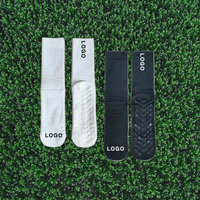 Chaussettes de basket-ball de luxe personnalisées, antidérapantes et antiadhésives unisexes pour hommes, avec logo personnalisé