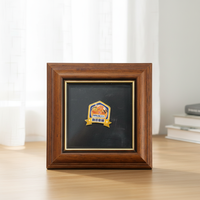 Boîte à Ombre Profonde en Verre et Bois, Cadre Photo Moderne pour Fleurs, Vitrine pour Médailles, Badges, Objets de Collection, Décoration Murale pour la Maison