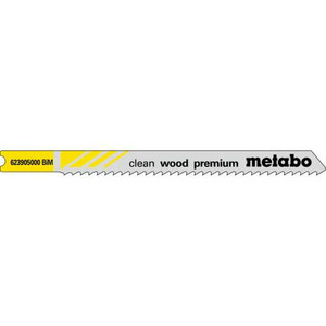 Hojas de sierra de calar Metabo Clean Wood Premium 623905000 para cortar madera - Product Image 1