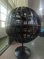 Globo interior de 360 grados, pantalla de bola led, pantalla de bola esférica, pantalla redonda esférica para Centro Comercial