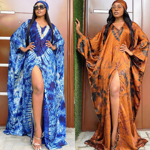 Abbigliamento Femminile <span class=keywords><strong>Musulmano</strong></span> alla Moda: Abaya, <span class=keywords><strong>Vestito</strong></span> Boubou, Dashiki, Completi Ankara, Caftano da Sera, Abiti Africani Casual Taglie Forti - Product Image 4