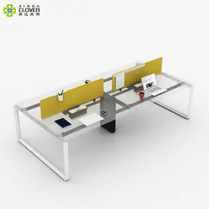 Foshan 가구 제조자 2 4 6 8 seater 사무실을 위한 부분적인 송이 워크스테이션 책상