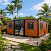 Maison Modulaire Extensible de Luxe en Conteneur de 20/30 Pieds avec Verre Basse Émissivité Économe en Énergie, 3 Chambres, Cuisine et Isolation Préfabriquée