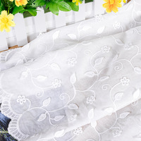 Tissu en coton intégral avec broderie de la dynastie Han Morning Glory pour vêtements pour femmes Nappes Sacs Nouveau produit non tissé