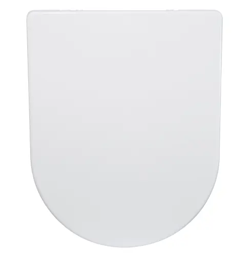 customized unique soft close and quick release plastic PP D shape toilet seat cover toilet seat lid