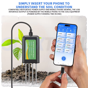 เซ็นเซอร์วัดดิน 8 in 1 แบบ USB เครื่องวัดคุณภาพดินหลายพารามิเตอร์ สำหรับการตรวจสอบที่ใช้งานร่วมกับ Android ได้ - Product Image 2