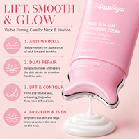 Crème anti-rides pour le cou en gros OEM, masseur Gua Sha, Volufiline 5% PDRN, collagène raffermissant, contouring, marque privée