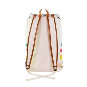 Sac à dos en toile imperméable de couleur bonbon unisexe fabriqué au Vietnam, capacité 30-40L, pour l'école et l'université - Product Image 3