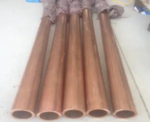Tubo/tubo de cobre vermelho C10100 C10200 C11000 C12000 C12200 de alta qualidade 99,9% preço de fábrica