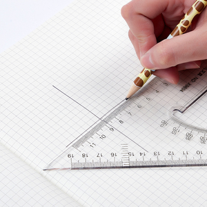 Fabrik Großhandel 25cm Kunststoff Waage Lineal Multifunktions-Büro Schreibwaren Set 2 Stück quadratisches Lineal für Messwerk zeuge Günstig! - Product Image 2