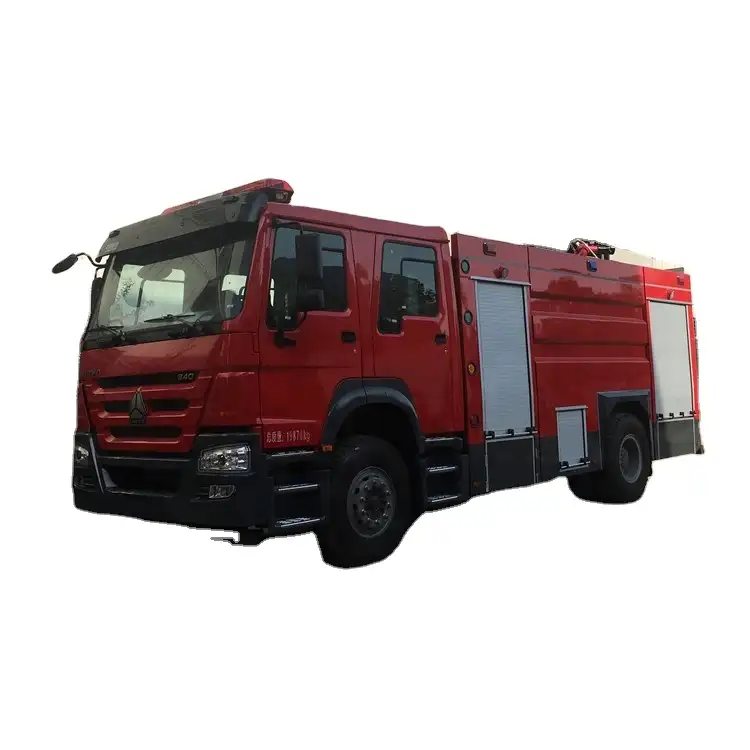 Lourd camion spécial 6000 litres eau bulle véhicule de lutte contre l'incendie