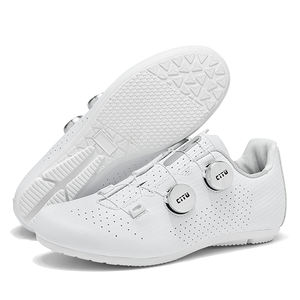 Chaussures de vélo, chaussures de vélo de <span class=keywords><strong>route</strong></span>, chaussures de vélo de montagne, chaussures de vélo sans clip, chaussures de vélo, chaussures de vélo à bouton, chaussures de vélo unisexes pour hommes et femmes, en cuir PU - Product Image 5