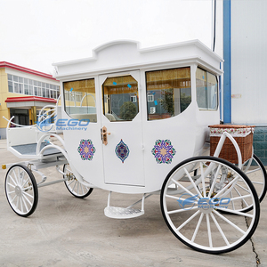Calèche royale électrique vintage à chevaux, calèche royale de tourisme, produits de calèches élégantes de haute qualité - Product Image 6