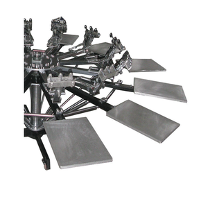 High Quality 10-Colors Manual Rotating Locating Screen <b>Printer</b> for Garment - Product Image 5