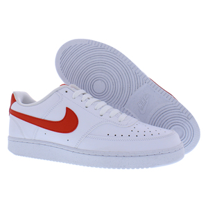 Zapatos Nike Court Vision Low Next Nature para hombre Color: Blanco/Rojo Picante 100% auténticos - Product Image 5