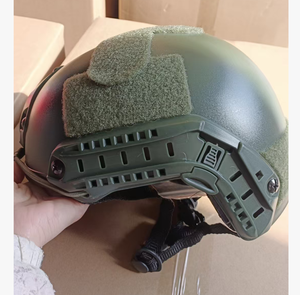 Casco Táctico DFA02 con Iluminador LED Rojo, Verde, Blanco e Infrarrojo, Material Superior de Gamuza para Caza - Product Image 4