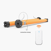 Moteur de volet roulant électrique silencieux standard Alexa Smart Home, design minimaliste intégré pour chambre, salon, balcon
