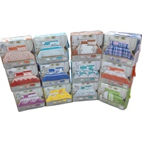 Ensemble de draps de lit Queen de haute qualité, 6 pièces, imprimé, microfibre brossée, écologique, durable, toutes saisons, ultra doux, respirant