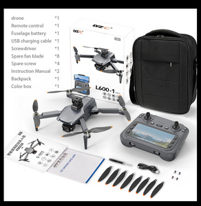 Nuevo Dron L600-1 <span class=keywords><strong>Pro</strong></span> Max sin Escobillas para Principiantes, Distancia de Vuelo de 3KM, Evitación de Obstáculos, Cámara Dual 4K HD, Control Remoto - Product Image 6