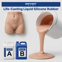 Caoutchouc de silicone RTV-2 Platinum Cure pour la fabrication de jouets sexuels pour adultes, ultra-doux, faible dureté, haute élasticité, sans fuite d'huile