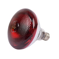 Ampoule chauffante infrarouge 100W 150W 250W pour l'élevage de porcs, volailles et animaux – Lampe chauffante pour poussins, poulets, canards, oies – Lampe de chauffage pour four