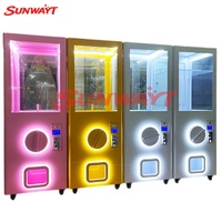Vente en gros Nouveauté Distributeur automatique de jouets en métal à monnayeur avec interface en anglais, pour capsules surprise, personnalisable 110/220V